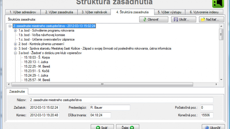 HER SIE - indexácia zvukovej nahrávky / HER SIE - foto HER SIE - indexácia zvukovej nahrávky / HER SIE - foto